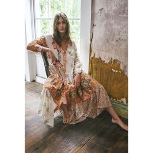 Free People Day of Ditzies Boho Print Maxi Dress